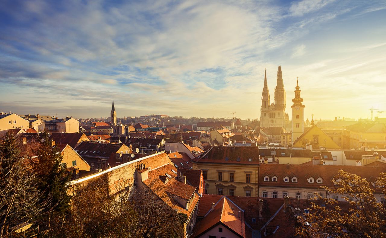 Zagreb from the Upper Town