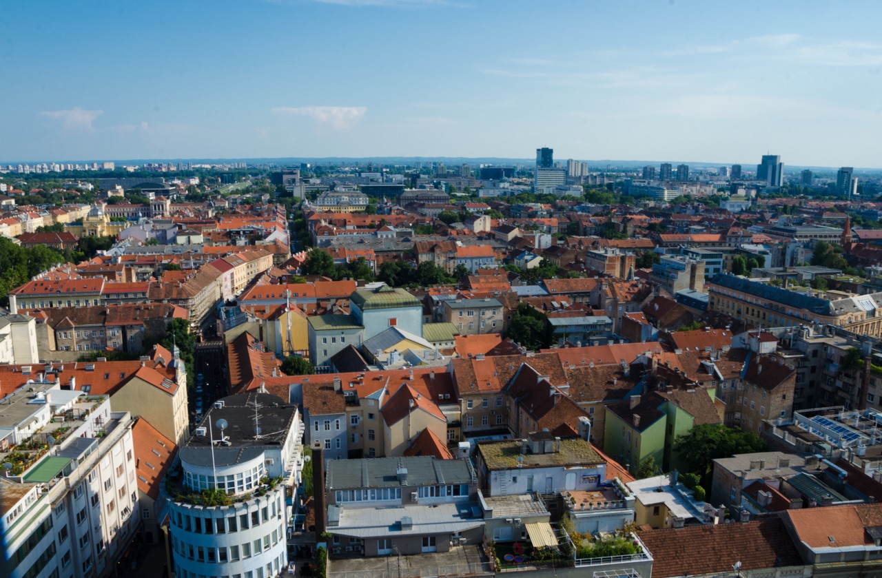 Zagreb, Aerial view